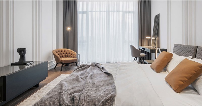 Interior design and construction of Sun Grand Thuy Khue apartment
